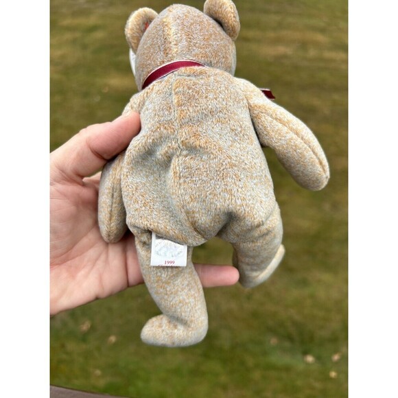 TY 1999 Signature Bear Beanie Baby Handmade in China. - Picture 3 of 8